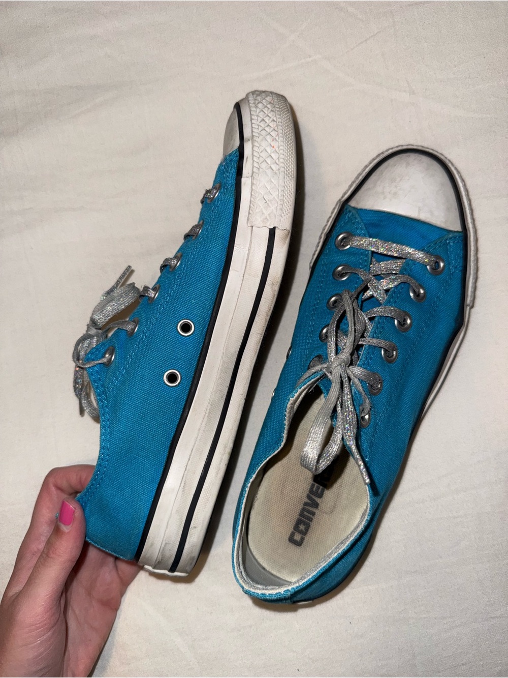 Blue Converse - Picture 2 of 4